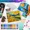 2 Pack Couples Painting Kit Date Night, 10"x12" Sip and Paint Kit for Adults,pre Drawn Canvas,Perfect for Beginners, Art Enthusiasts, and Painting Parties.